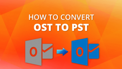 convert an OST file to a PST