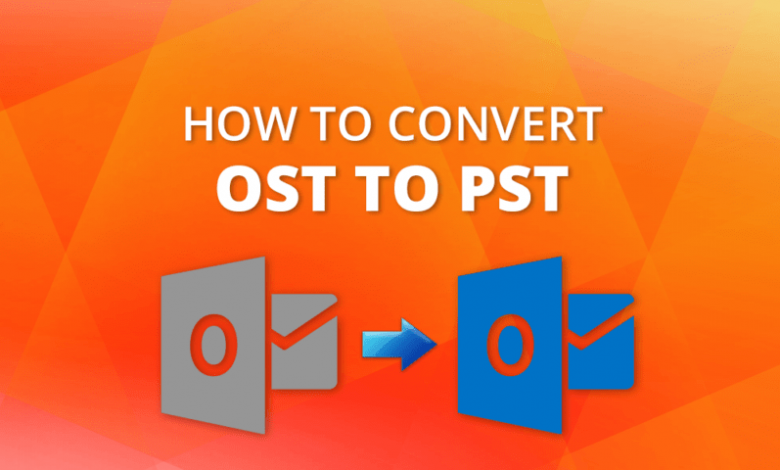 convert an OST file to a PST