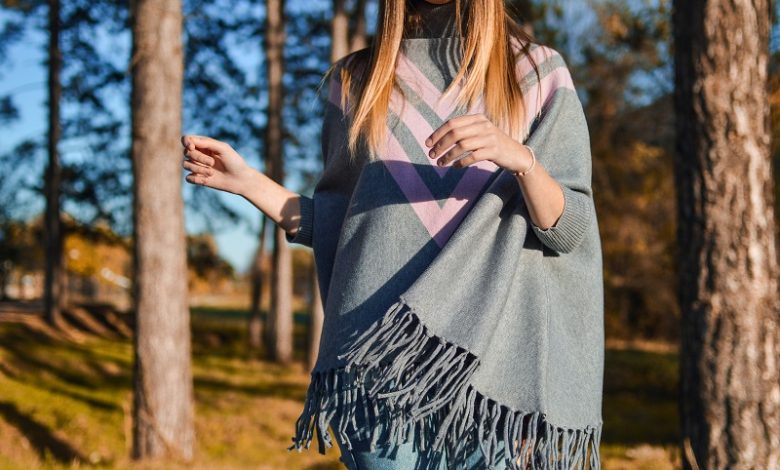 Cashmere Poncho UK