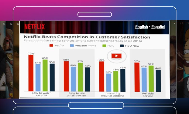 Netflix service provides satisfaction to its customers