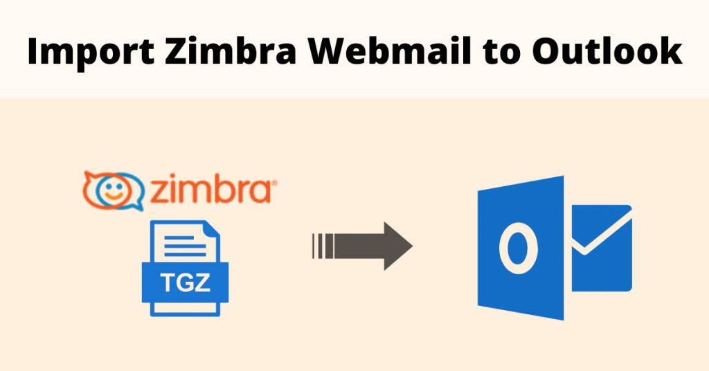 Import ZImbra webmail to Outlook