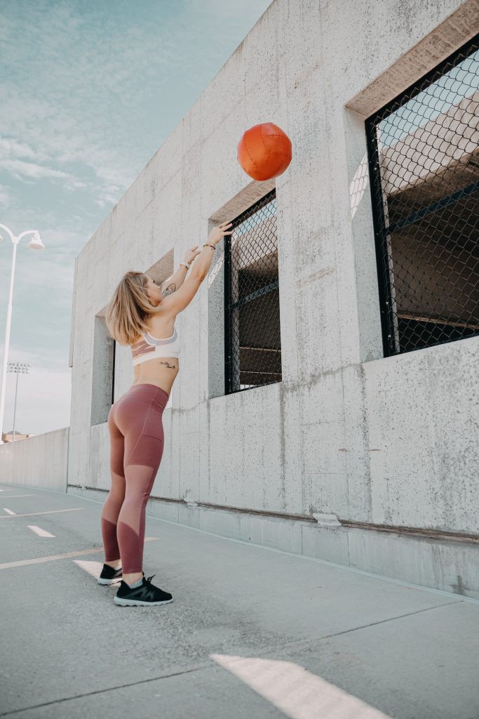 Girl- Playing- Basketball