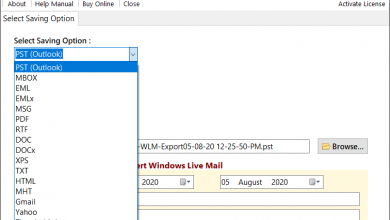 Windows Live Mail to Outlook