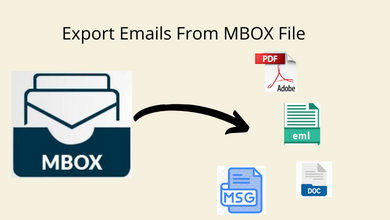 Export Emails From MBOX File