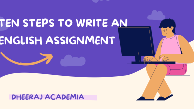 Ten steps to write an English Assignment