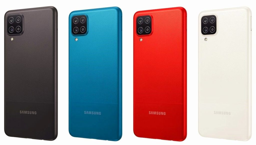 This image is about Samsung Galaxy A12 smartphone phone.