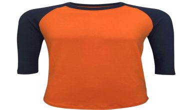 How can you get yourself attractive with navy blue and orange shirts?
