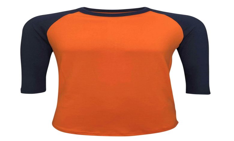 How can you get yourself attractive with navy blue and orange shirts?