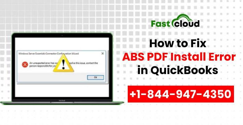QuickBooks abs pdf install error