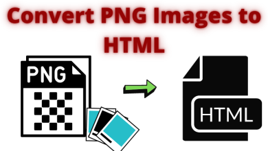 convert png images to html