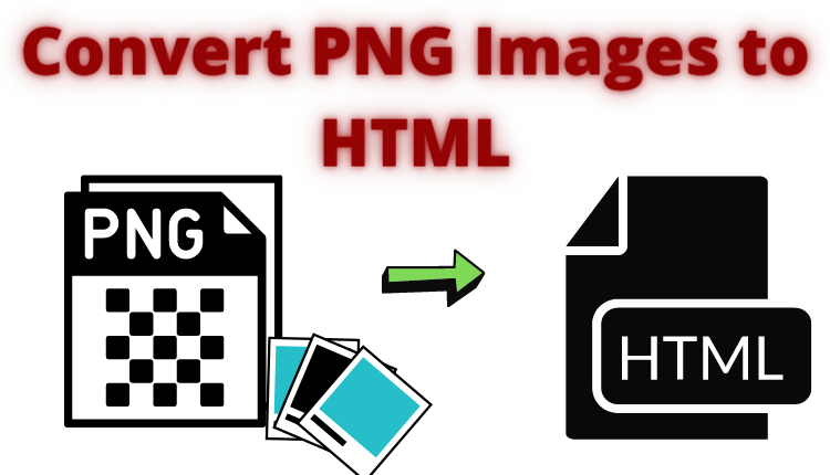 convert png images to html