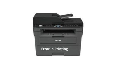 Error in Printing
