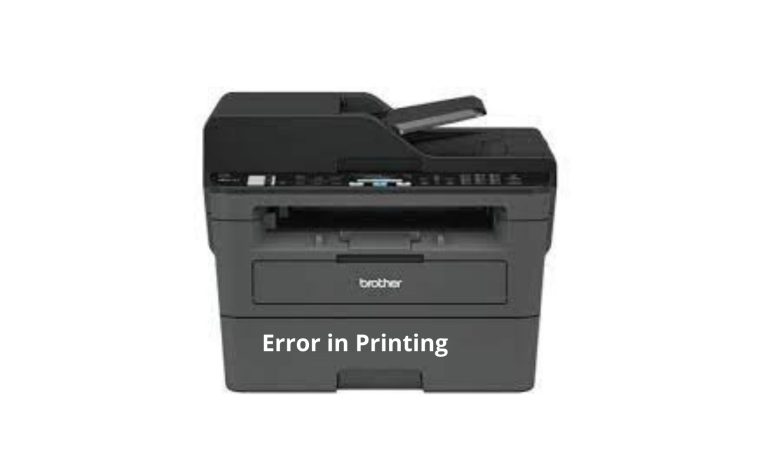 Error in Printing