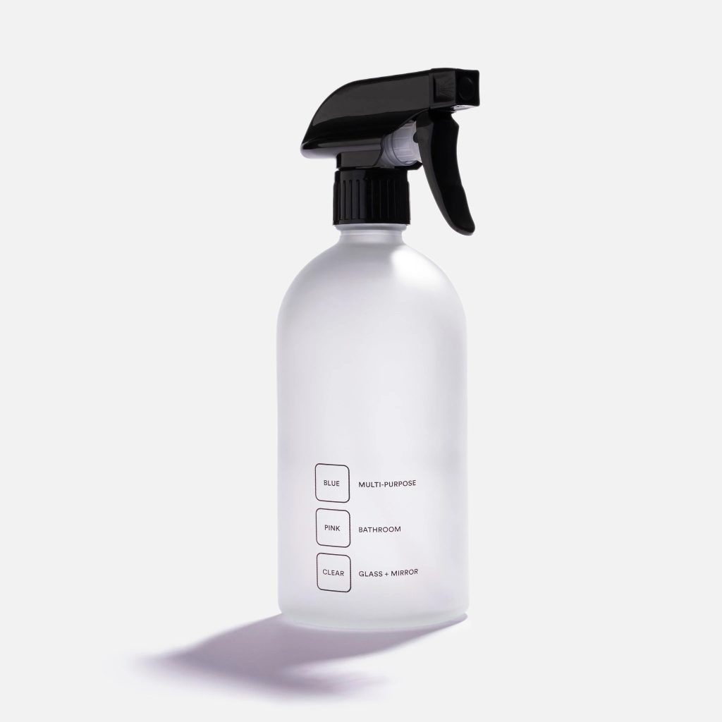 Reusable Frosted Glass Spray Bottle