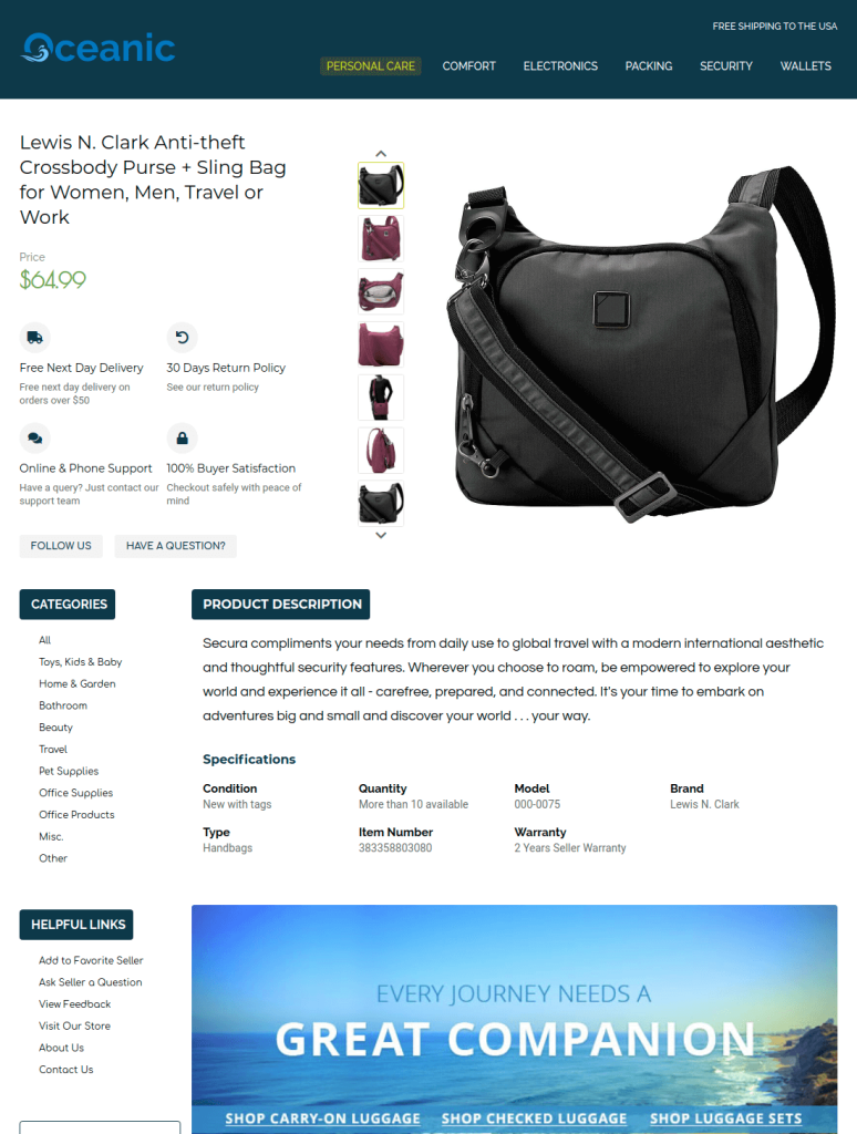 Ebay Template design, Ebay Listing Template