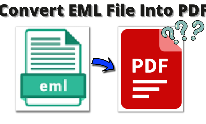 convert eml file into pdf